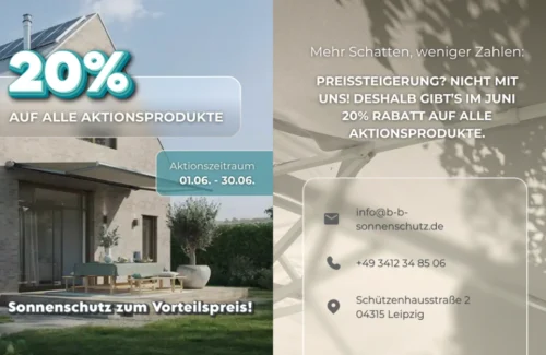 20% auf alle Sonnenschutz Aktionsprodukte